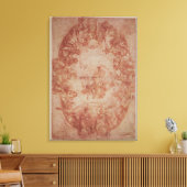 Studie über die Decke der Casa de Pilatos Leinwanddruck (Insitu (Wohnzimmer))