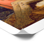 Studie über die Lamentation über den Toten Christu Poster (Ecke)