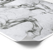 Studie über die Lege eines Pferdes, Leonardo Da Vi Poster (Ecke)