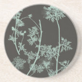 Studie über die Minze und die Kohle - Natur IV Getränkeuntersetzer (Vorne)