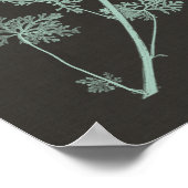 Studie über die Minze und die Kohle - Natur IV Poster (Ecke)