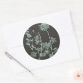 Studie über die Minze und die Kohle - Natur IV Runder Aufkleber (Umschlag)