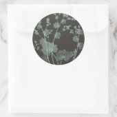 Studie über die Minze- und Kohlenatur I Runder Aufkleber (Tasche)