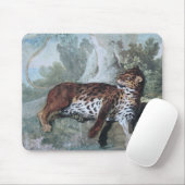 Studie über einen Leopard (von Jean-Baptiste Oudry Mousepad (Mit Mouse)