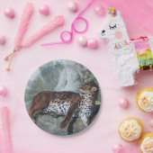 Studie über einen Leopard (von Jean-Baptiste Oudry Pappteller (Party)