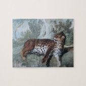 Studie über einen Leopard (von Jean-Baptiste Oudry Puzzle (Horizontal)
