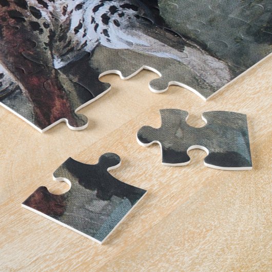 Studie über einen Leopard (von Jean-Baptiste Oudry Puzzle (Seite)