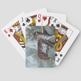 Studie über einen Leopard (von Jean-Baptiste Oudry Spielkarten