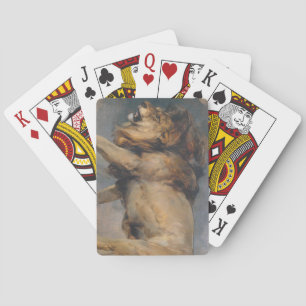 Studie über einen Löwen (von Edwin Henry Landseer) Spielkarten