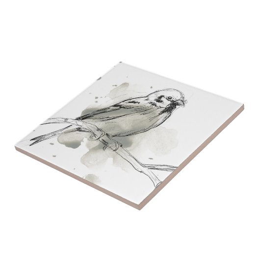 Studie über Gesturonale Vögel Fliese (Seite)