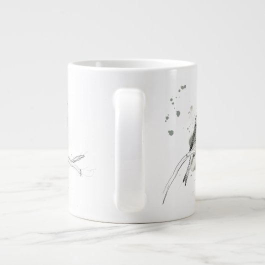 Studie über Gesturonale Vögel Jumbo-Tasse (Rückseite)