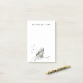 Studie über Gesturonale Vögel Post-it Klebezettel (Auf Schreibtisch)