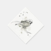 Studie über Gesturonale Vögel Serviette (Ecke)