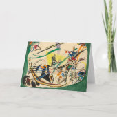 Studie über grüne Grenzen | Kandinsky Karte (Vorderseite)