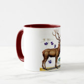 Studie über Hirsch und Blume, Arcimboldo Tasse (Vorderseite Links)