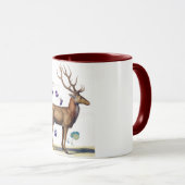 Studie über Hirsch und Blume, Arcimboldo Tasse (VorderseiteRechts)