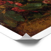 Studie über Hollyhocks, c.1826 (Öl an Bord) Poster (Ecke)