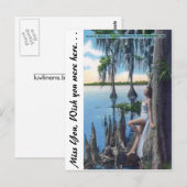 Studie über Knie Postkarte (Vorne/Hinten)