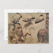 Studie über Köpfe und Hände Postkarte (Vorne/Hinten)