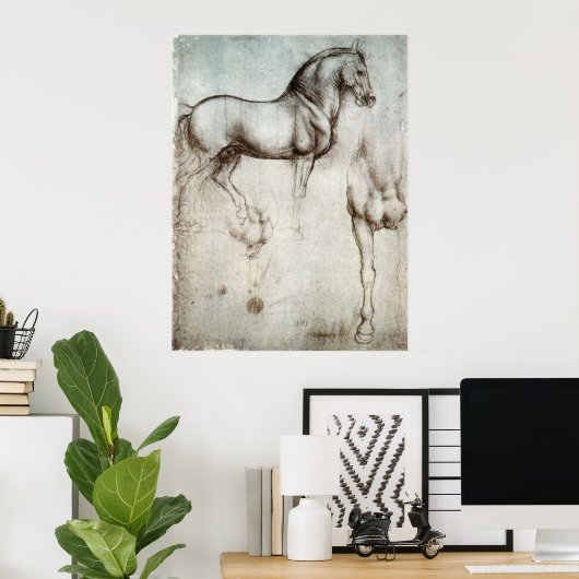 Studie über Pferdeposter Poster (Heimbüro)