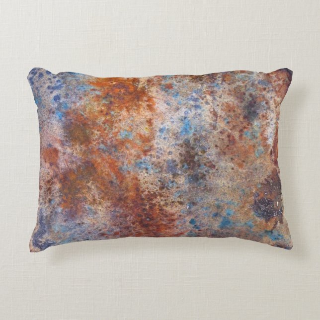 Studie über Rostwasserfarbe Printmedien Dekokissen (Vorderseite)