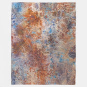 Studie über Rostwasserfarbe Printmedien Fleecedecke (Vorderseite)