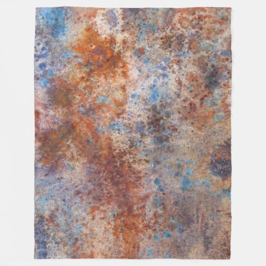 Studie über Rostwasserfarbe Printmedien Fleecedecke (Vorderseite)