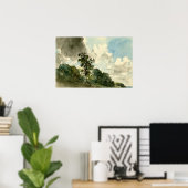 Studie über Wolken und Bäume - John Constable Poster (Heimbüro)
