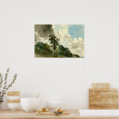 Studie über Wolken und Bäume - John Constable Poster (Küche)