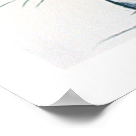 "Studie über zwei Füße" Poster (Ecke)