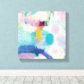 Studie und Airy Bright Leinwanddruck (Insitu (Holzboden))