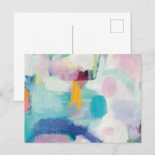 Studie und Airy Bright Postkarte (Vorne/Hinten)