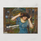 Studie Vain Lamorna für Lamia von Waterhouse Postkarte (Vorderseite)