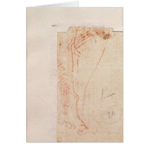 Studie von Christus Füßen genagelt auf das Kreuz