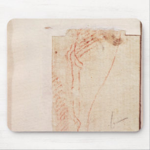 Studie von Christus Füßen genagelt auf das Kreuz Mousepad