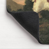 Studie von Clumber Spaniel Mousepad (Ecke)