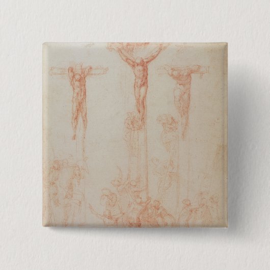 Studie von drei Kreuzen Button (Vorderseite)