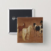 Studie von fünf Pferden Button (Vorne & Hinten)