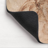 Studie von Haupt- und von Schultern Mousepad (Ecke)