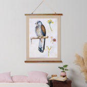 Studie von Kestrel und Blume, Arcimboldo Wandteppich Mit Holzrahmen (Schlafzimmer)