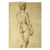 Studie von Michelangelos David Statue von Raphael (Vorne)
