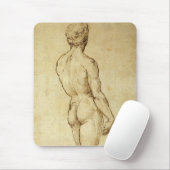Studie von Michelangelos David Statue von Raphael Mousepad (Mit Mouse)