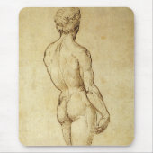 Studie von Michelangelos David Statue von Raphael Mousepad (Vorne)