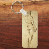 Studie von Michelangelos David Statue von Raphael Schlüsselanhänger (Vorderseite)