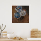 Studie von Three Parrot Tulips (Attrib. Constable) Poster (Küche)