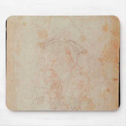 Studie von zwei männlichen Zahlen Mousepad (Vorne)