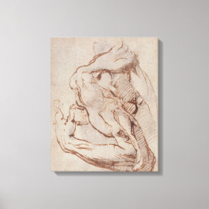 Studie zu einem Arm Inv.1859/5/14/819 Leinwanddruck