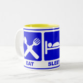 STUDIE ZU ESSEN ZWEIFARBIGE TASSE (Vorderseite Links)