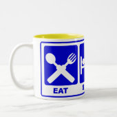 STUDIE ZU ESSEN ZWEIFARBIGE TASSE (Links)