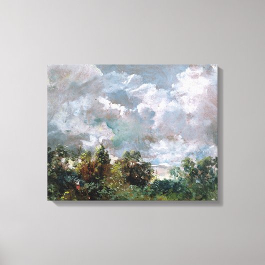 Studie zu Sky and Trees (Öl auf Leinwand) Leinwanddruck (Vorderseite)